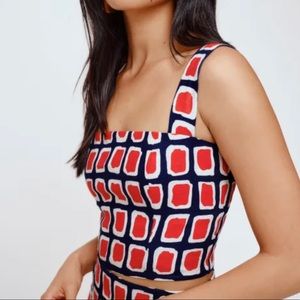 NWOT REFORMATION VIO LINEN TOP SIZE 8